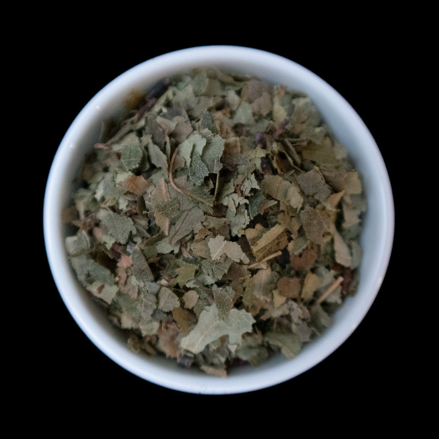 Chopped birch leaf