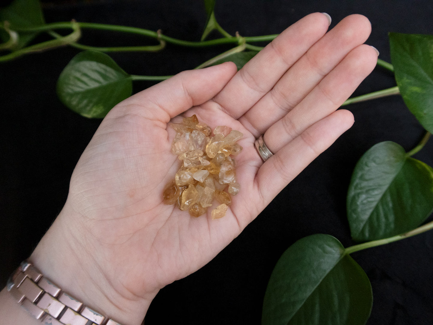 Citrine Crystal Chips