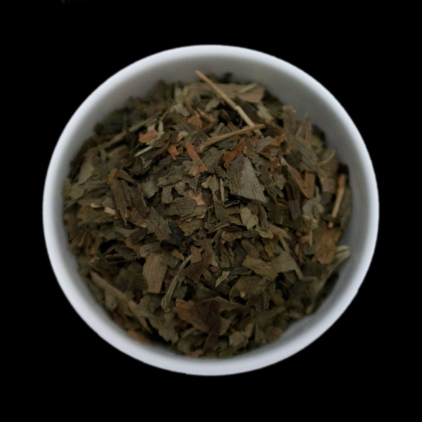 Chopped ginkgo leaf