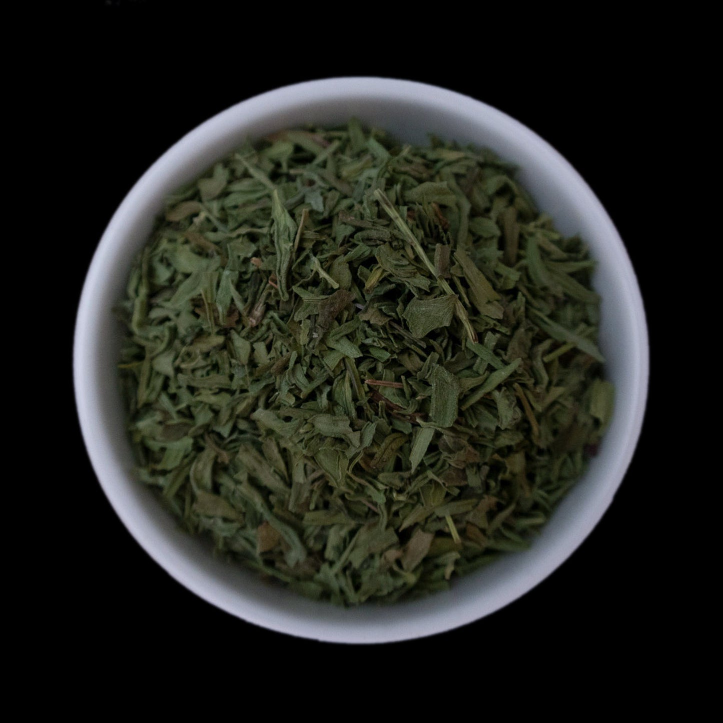 Chopped hyssop leaves