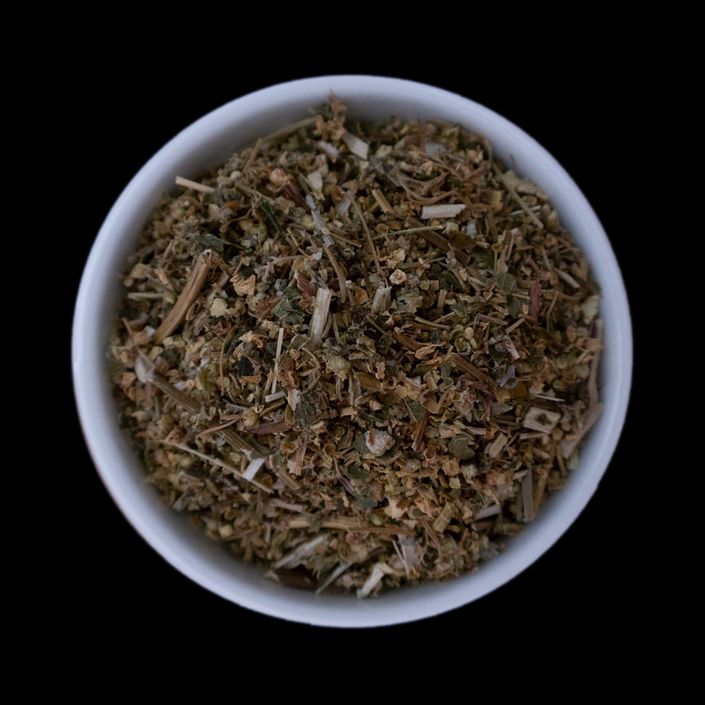 Chopped meadowsweet'