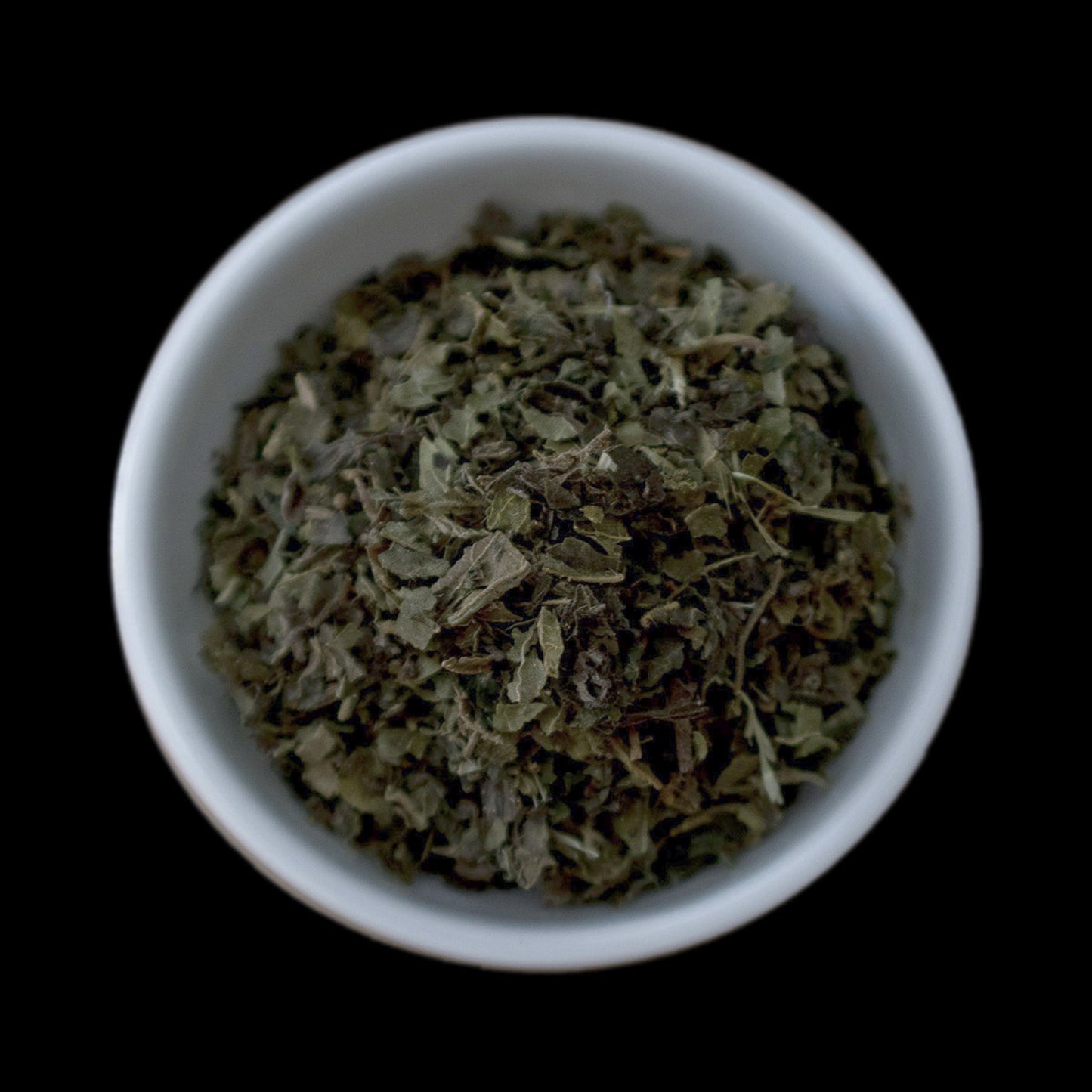 Chopped nettle leaves