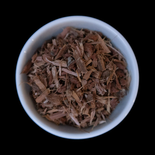 Chopped oak bark