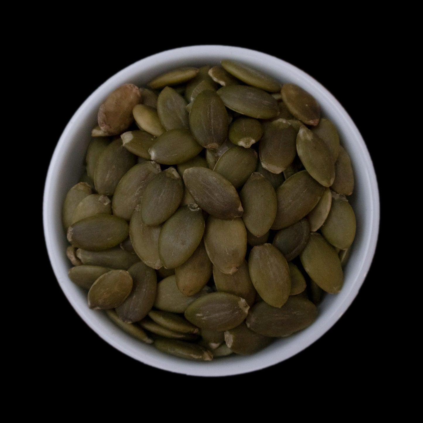 Whole green pumpkin kernels