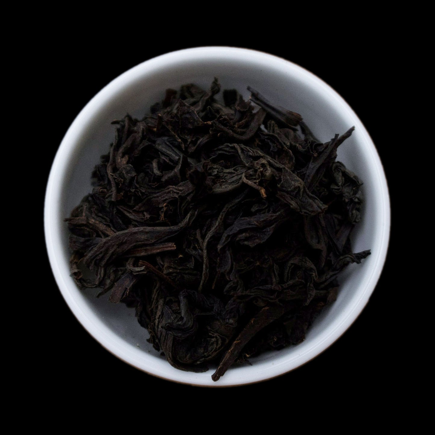 Black Ceylon tea leaves