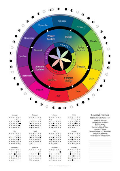 2026 Printable Calendar (Northern Hemisphere)