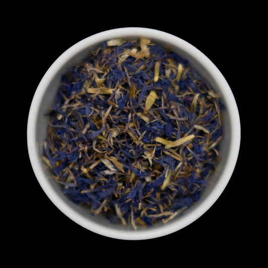 blue cornflower petals