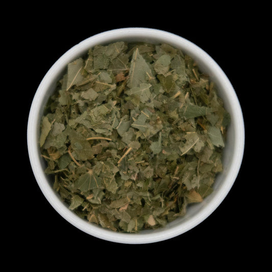 chopped linden (limetree) leaf