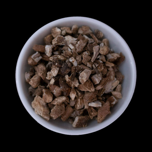 Chopped burdock root