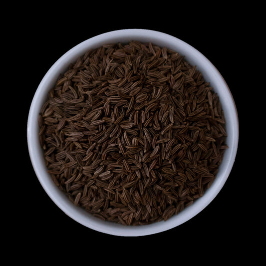 Whole caraway seeds