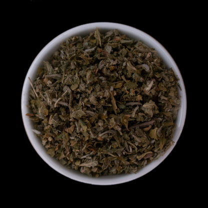 Chopped damiana