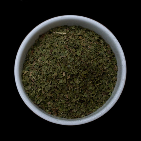 Finely-chopped lemon myrtle