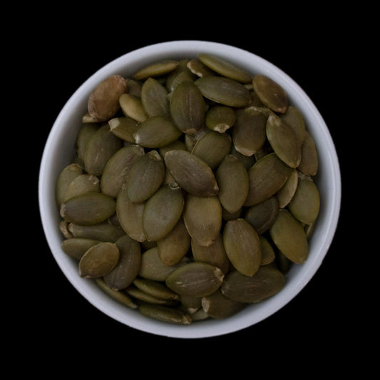Whole green pumpkin kernels